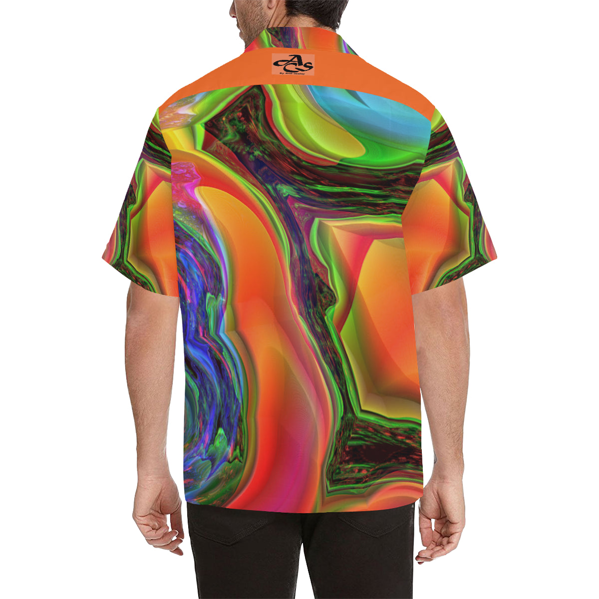 Tropicale Colors Men's All Over Print V-Neck Shirt (Model T58)