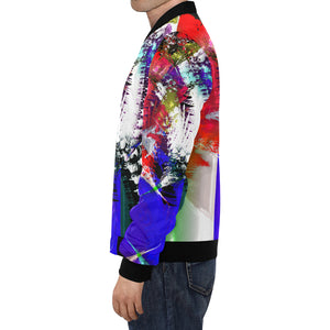 Patriotic Heart -Mens Casual Jacket Men's All Over Print Casual Jacket (Model H19)
