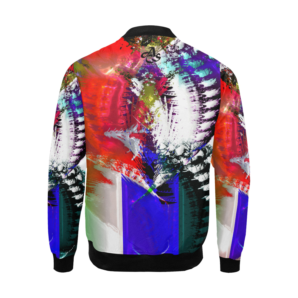 Patriotic Heart -Mens Casual Jacket Men's All Over Print Casual Jacket (Model H19)