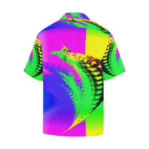 Tropical Sunrise Men's All Over Print V-Neck Shirt (Model T58)