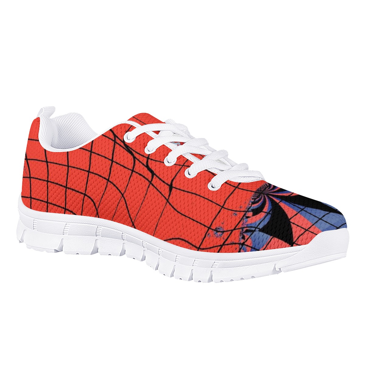 Spidy White Running Shoes
