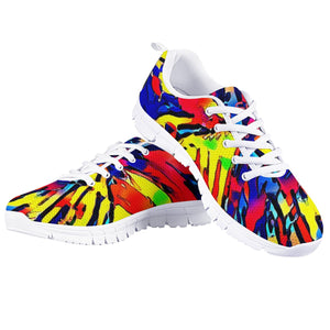 Color Wonder White Running Shoes