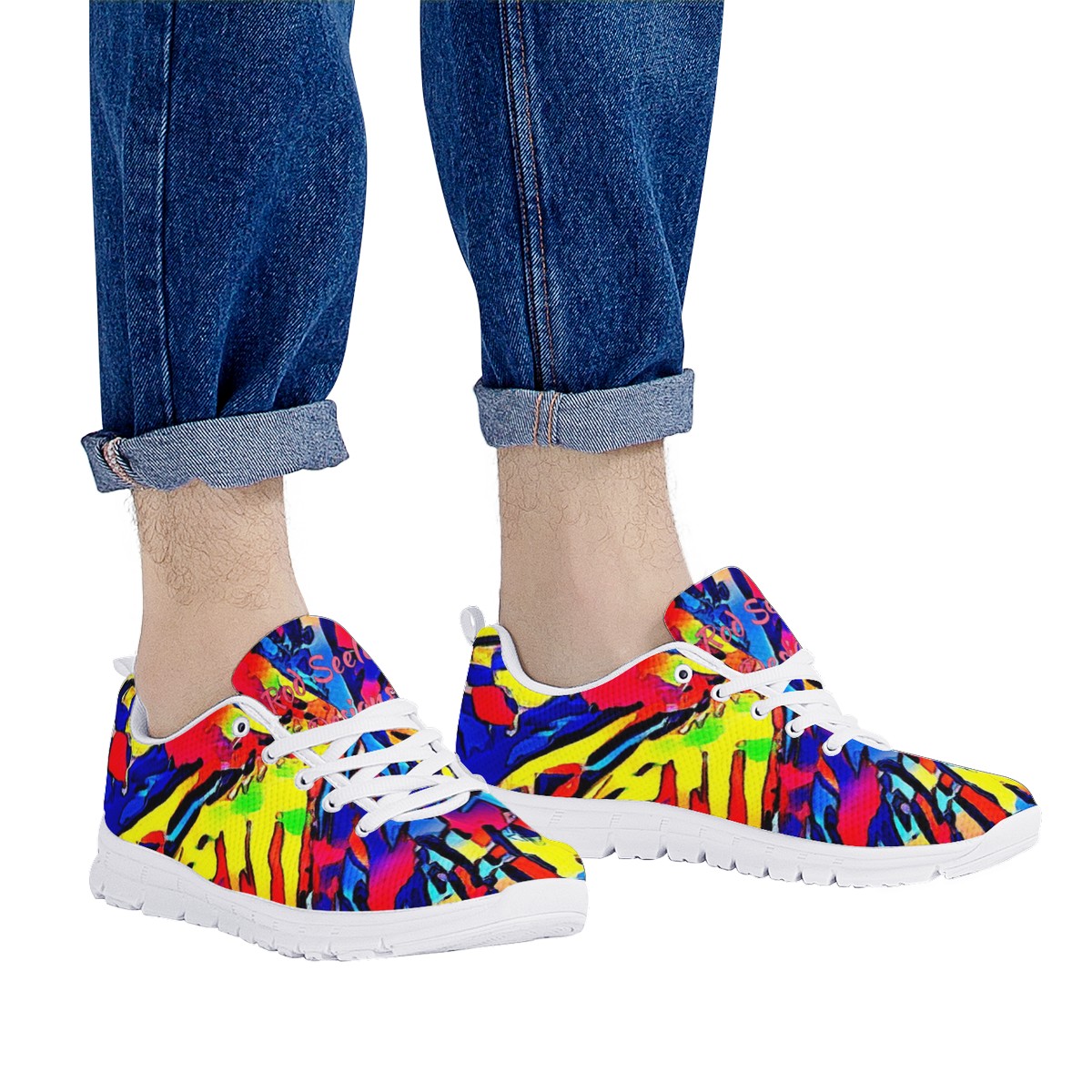 Color Wonder White Running Shoes