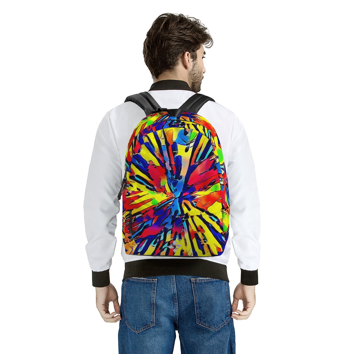 Color Blast 2 All Over Print Cotton Backpack