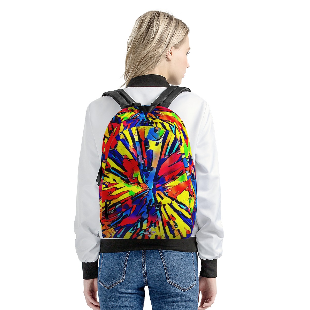 Color Blast 2 All Over Print Cotton Backpack