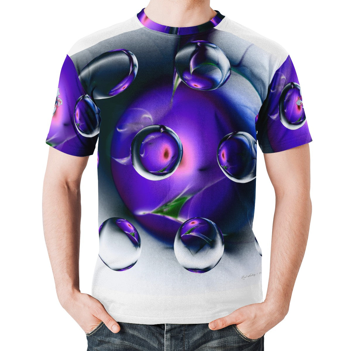 Blue Imagine It New Men's All Over Print T-shirt