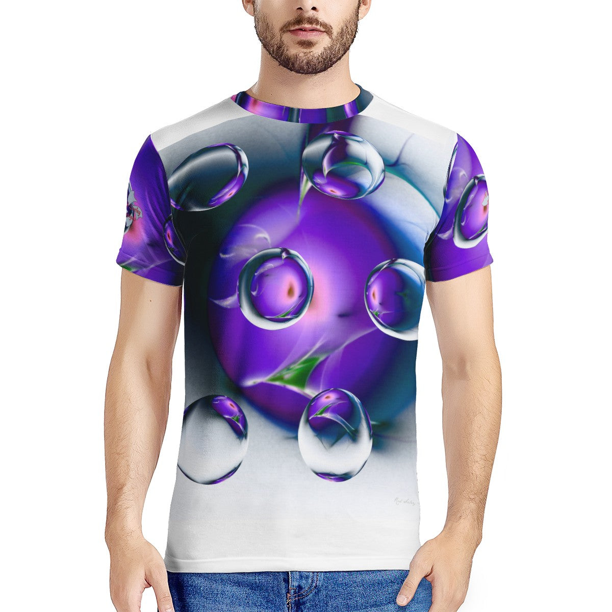 Blue Imagine It New Men's All Over Print T-shirt