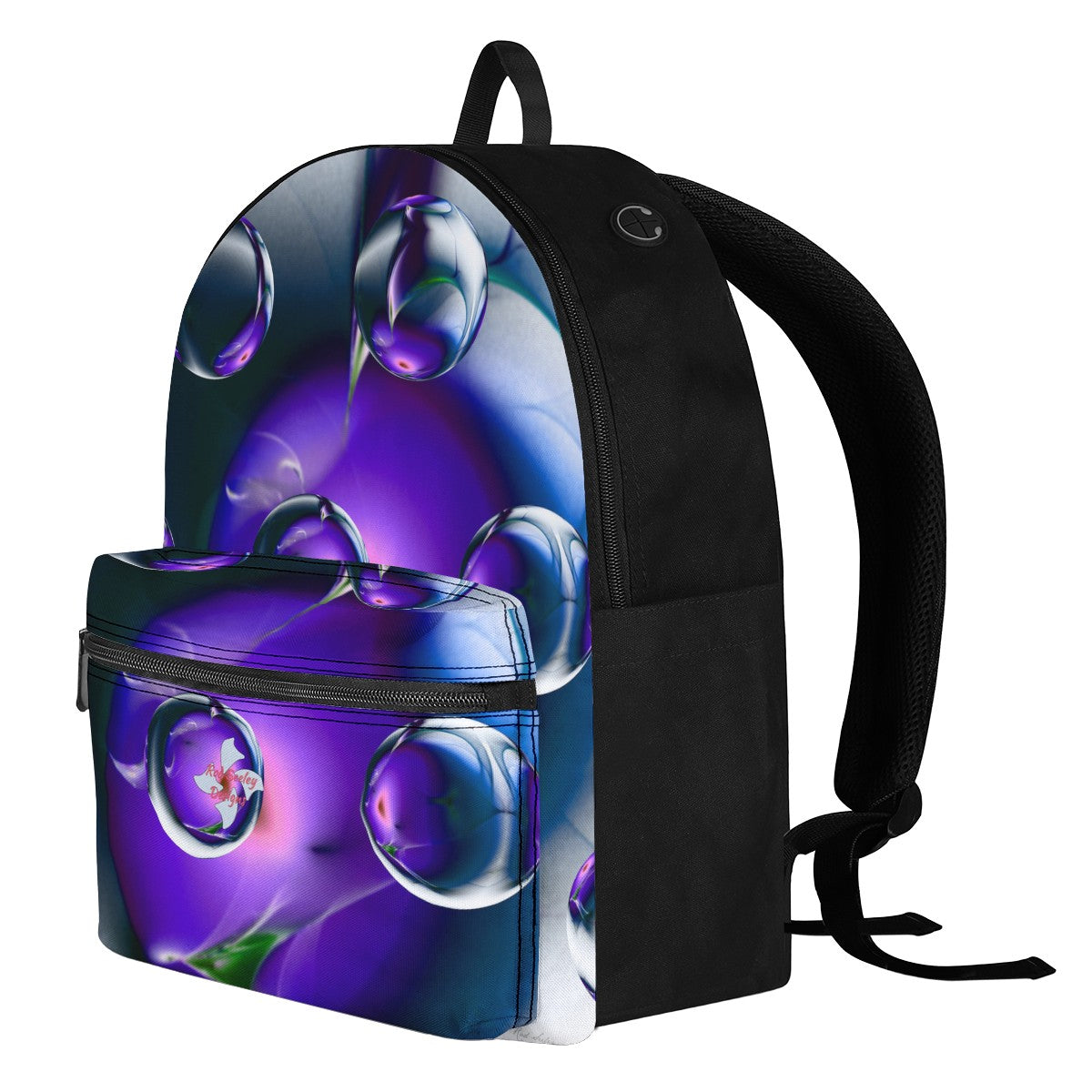 Blue Imagine It Canvas Backpack