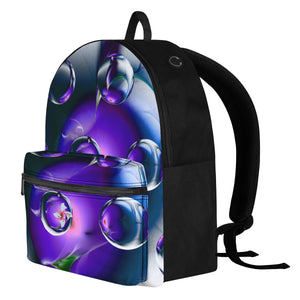 Blue Imagine It Canvas Backpack