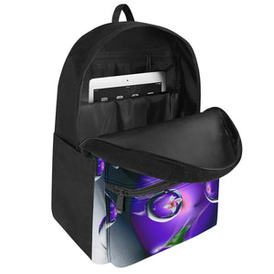 Blue Imagine It Canvas Backpack
